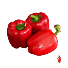 Organic Red Bell Peppers - 1 ct